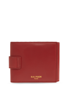 Balmain Carteira de couro