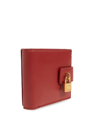 Balmain Carteira de couro
