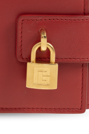 Balmain Carteira de couro