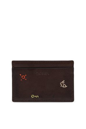 Funda de tarjetas de cuero