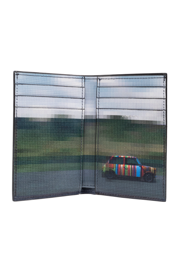 Paul Smith Cartera de cuero con logo