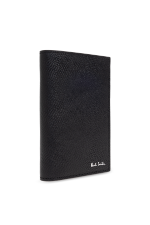 Paul Smith Carteira de couro com estampado colorido