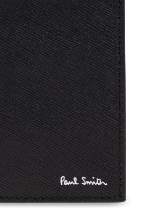 Paul Smith Carteira de couro com estampado colorido