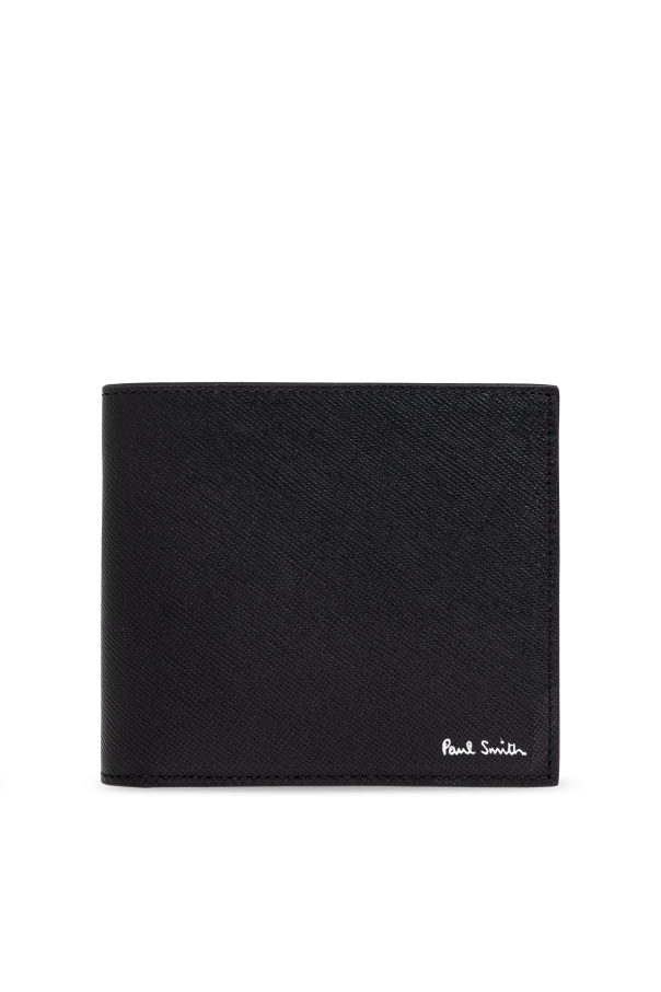 Leather wallet with colorful print od Paul Smith