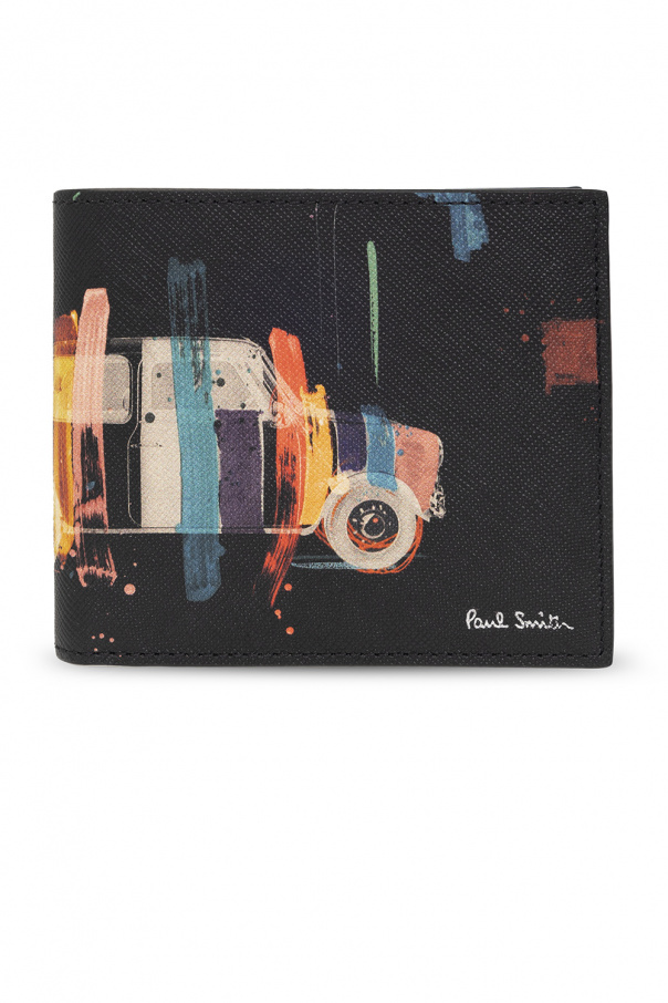 Paul Smith Składany portfel z nadrukiem