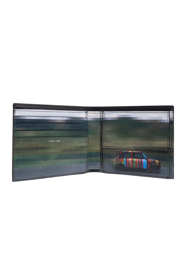 Paul Smith Cartera de cuero con logo