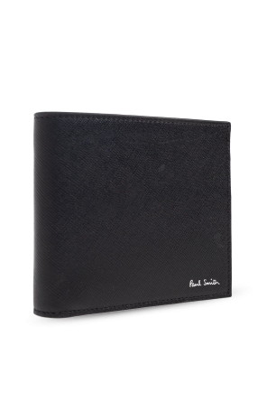 Paul Smith Cartera de cuero con logo