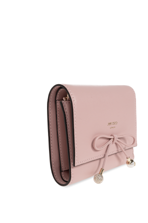 Jimmy Choo Cartera de cuero con logo