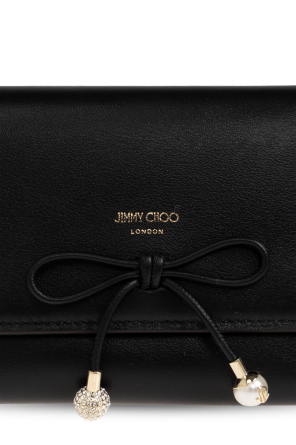 Jimmy Choo Carteira de pele com logótipo