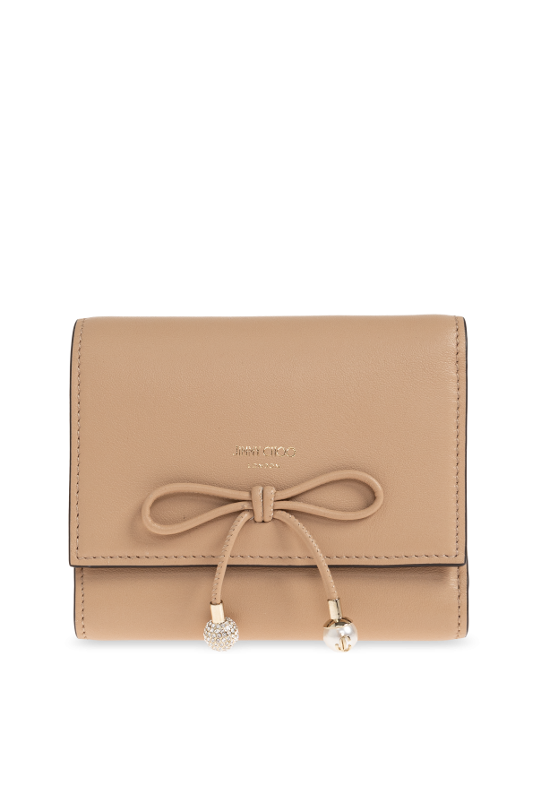 Jimmy Choo Skórzany portfel z logo