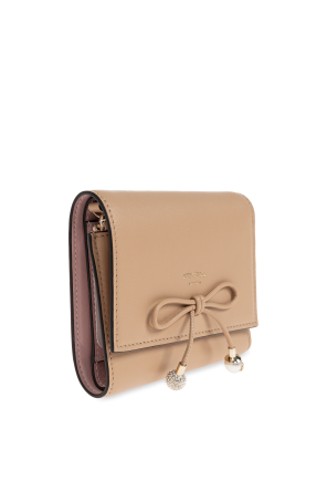 Jimmy Choo Skórzany portfel z logo
