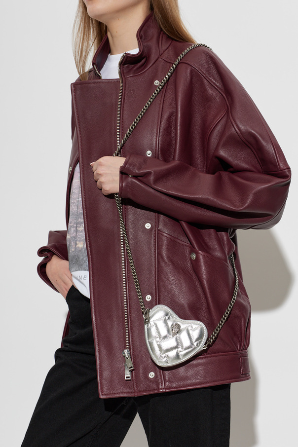Kurt Geiger Geldbörse auf einer Kette „Micro Heart Cross Body“