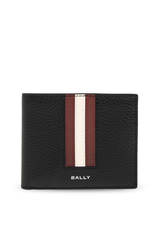 Leather wallet with logo od Bally