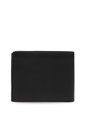 Bally Cartera de cuero con logo