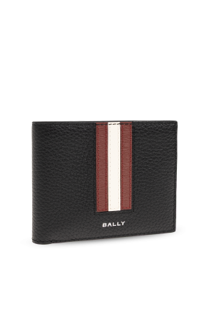 Bally Cartera de cuero con logo