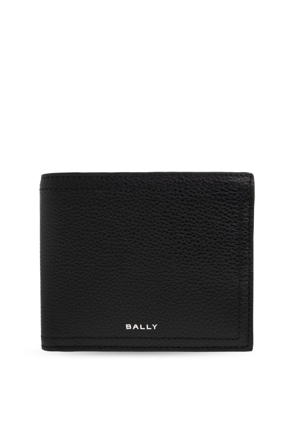 Leather wallet with logo od Bally