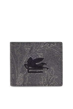 Wallet with embroidered logo