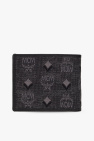 MCM BLACK Jacquard wallet
