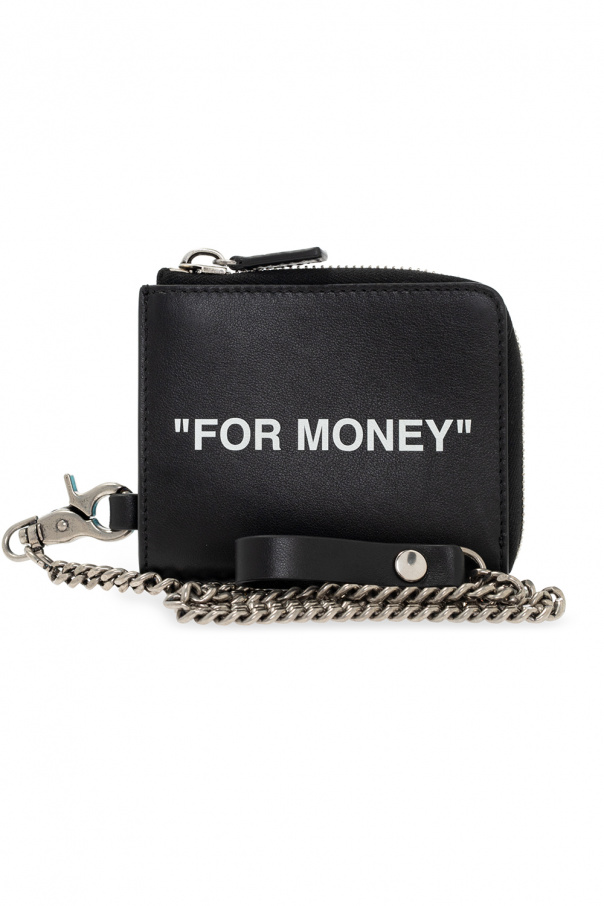 Off-White Wallet with chain