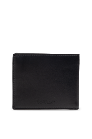 Off-White Skórzany składany portfel