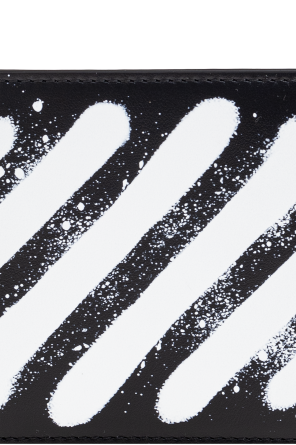 Off-White Skórzany składany portfel