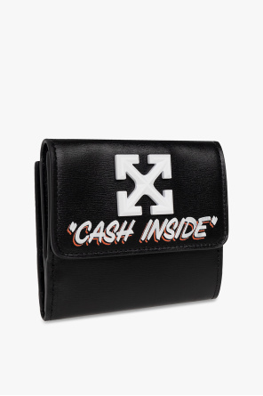 Off-White Leather wallet with logo