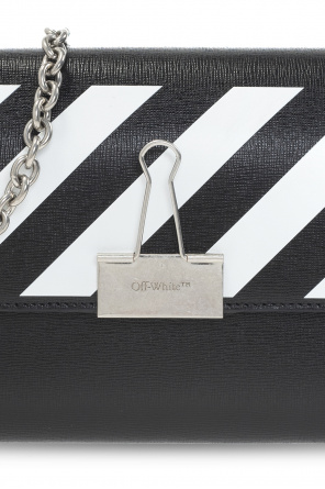 Off-White Portfel na łańcuchu z logo