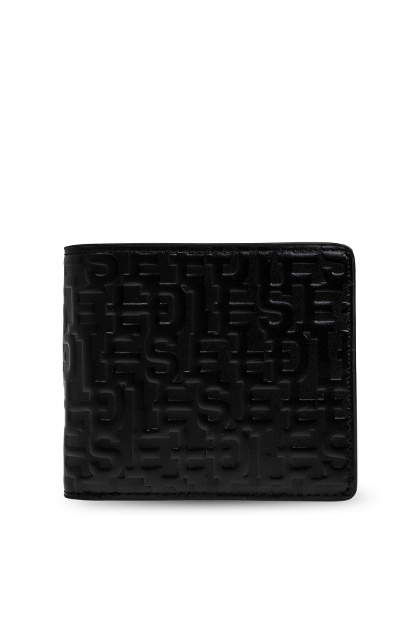 Diesel Portfel z logo `PC MONOGRAM PC`