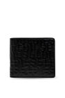 Diesel BLACK Wallet with PC MONOGRAM PC logo