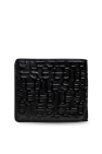 Diesel BLACK Wallet with PC MONOGRAM PC logo
