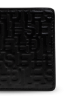 Diesel BLACK Wallet with PC MONOGRAM PC logo