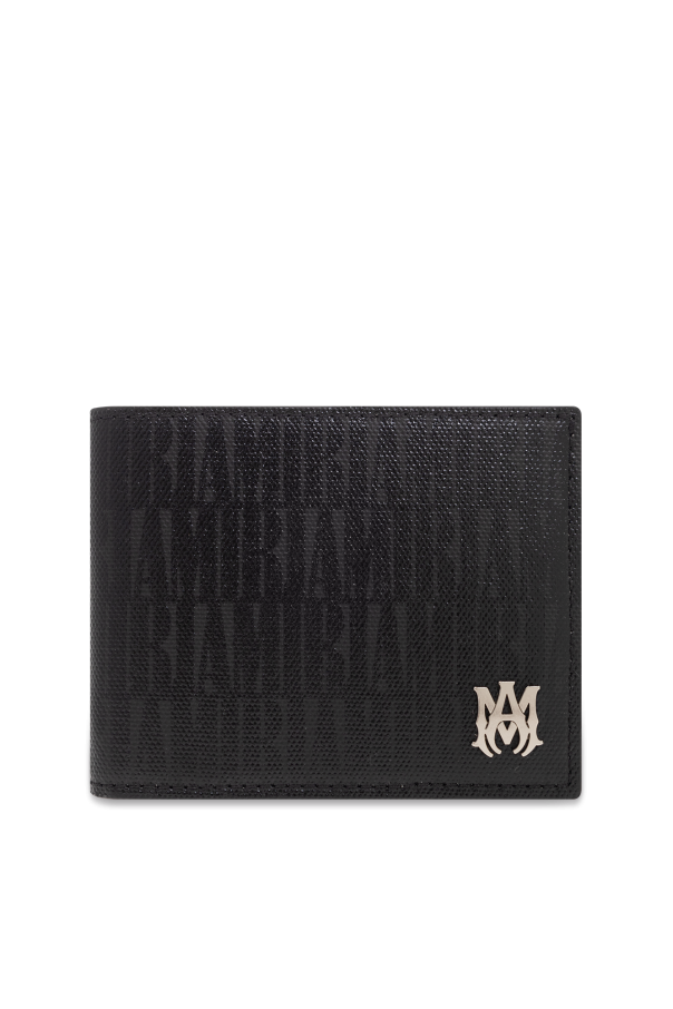 Amiri Folding wallet with logo