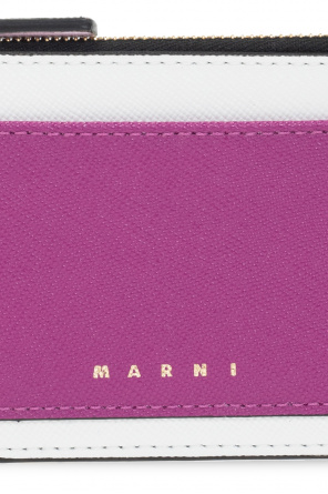 Marni Marni embroidered-logo tote bag Rosa