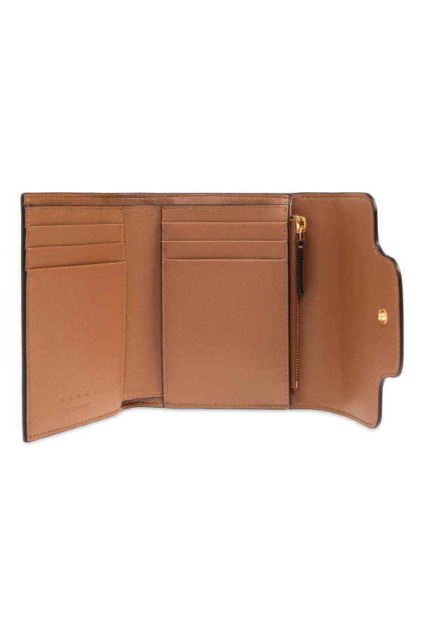 Marni Cartera de cuero