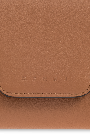 Marni Cartera de cuero