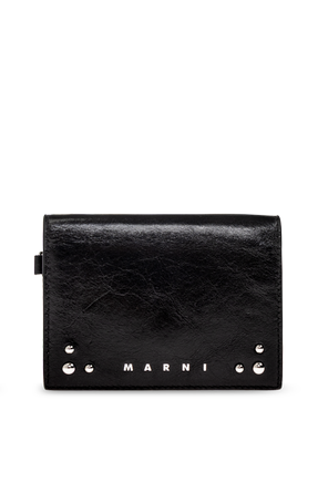 Leather Wallet with Logo