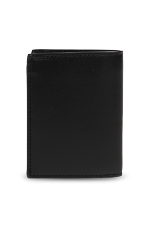 Palm Angels Leather cardholder with logo
