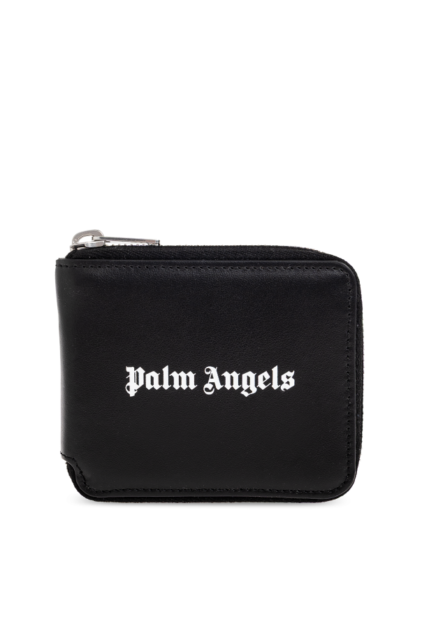 Leather wallet with logo od Palm Angels