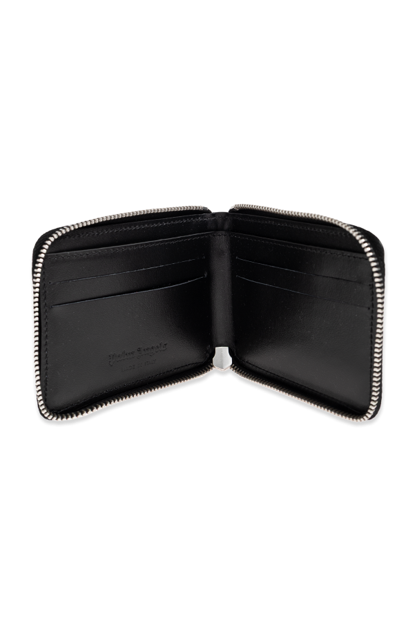 Palm Angels Leather wallet with logo