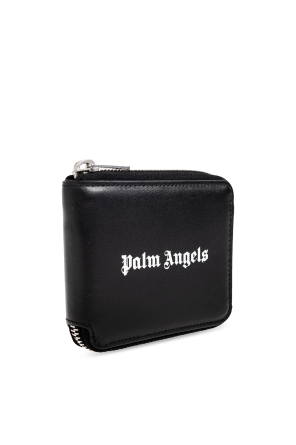 Palm Angels Leather wallet with logo