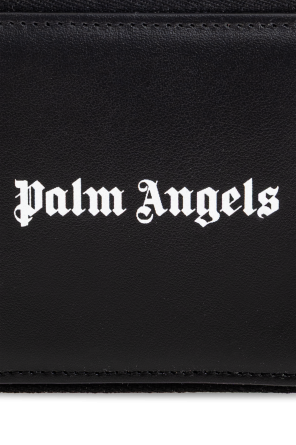 Palm Angels Leather wallet with logo
