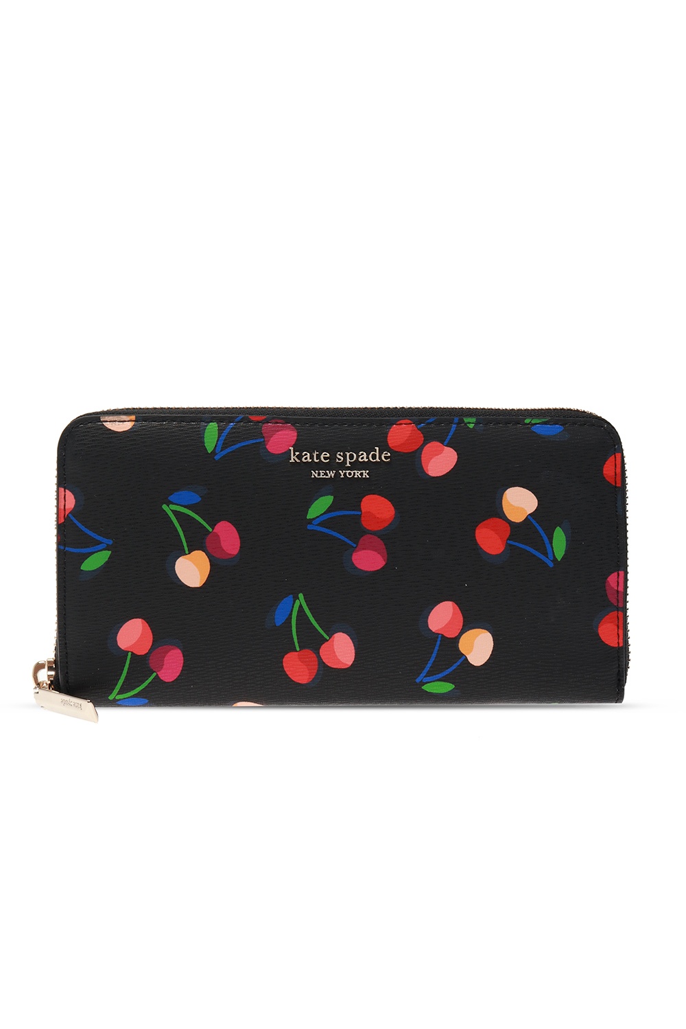 Black 'Spencer Cherries' patterned wallet Kate Spade - Vitkac HK