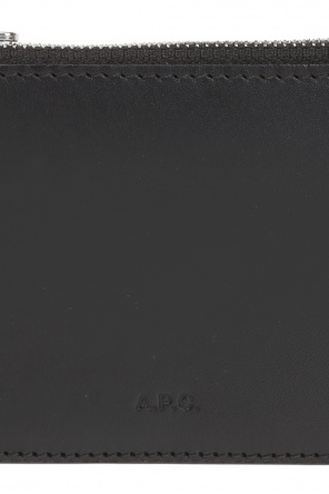 A.P.C. Card case with embossed logo