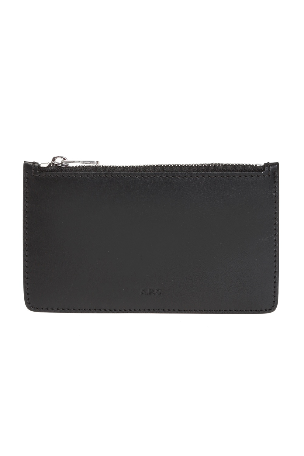 A.P.C. Card case with embossed logo