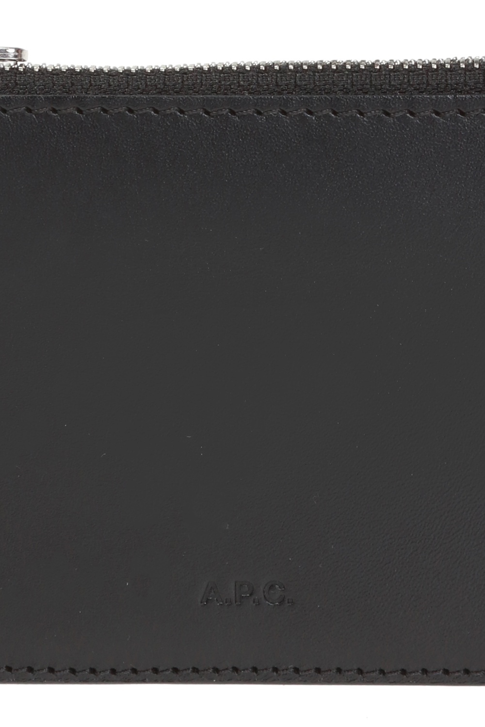 A.P.C. Card case with embossed logo