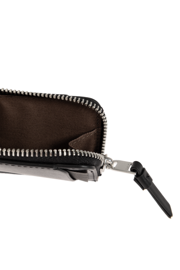 AllSaints Estuche de tarjetas de cuero `Remy`