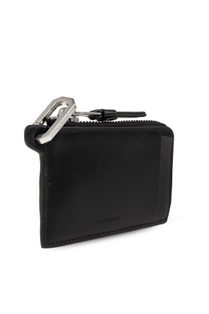 AllSaints Estuche de tarjetas de cuero `Remy`