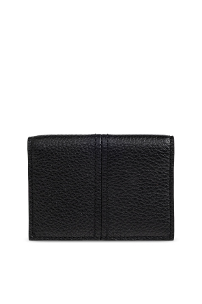 Estuche de cuero para tarjetas