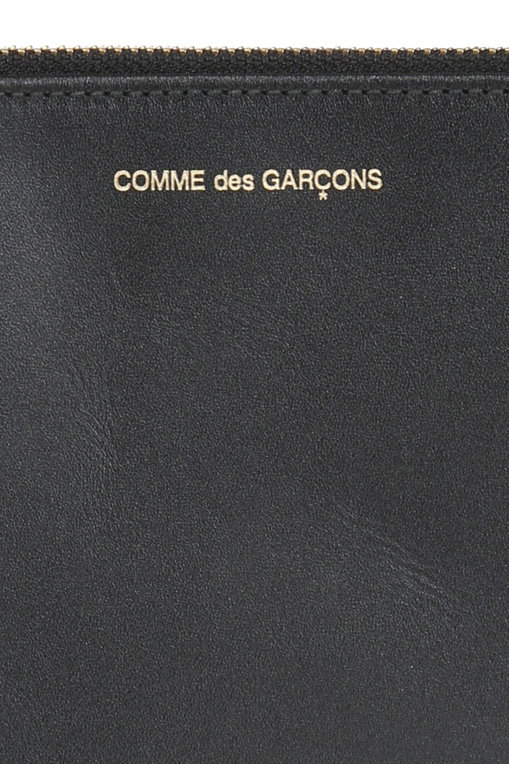 Comme des Garçons Embossed logo leather pouch