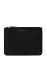 Comme des Garcons Leather pouch with logo